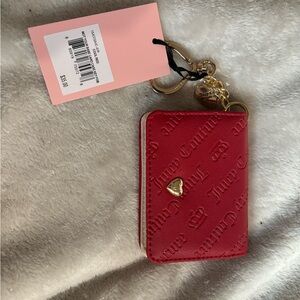 Red Juicy Couture card wallet